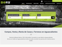 Tablet Screenshot of biera.com.mx